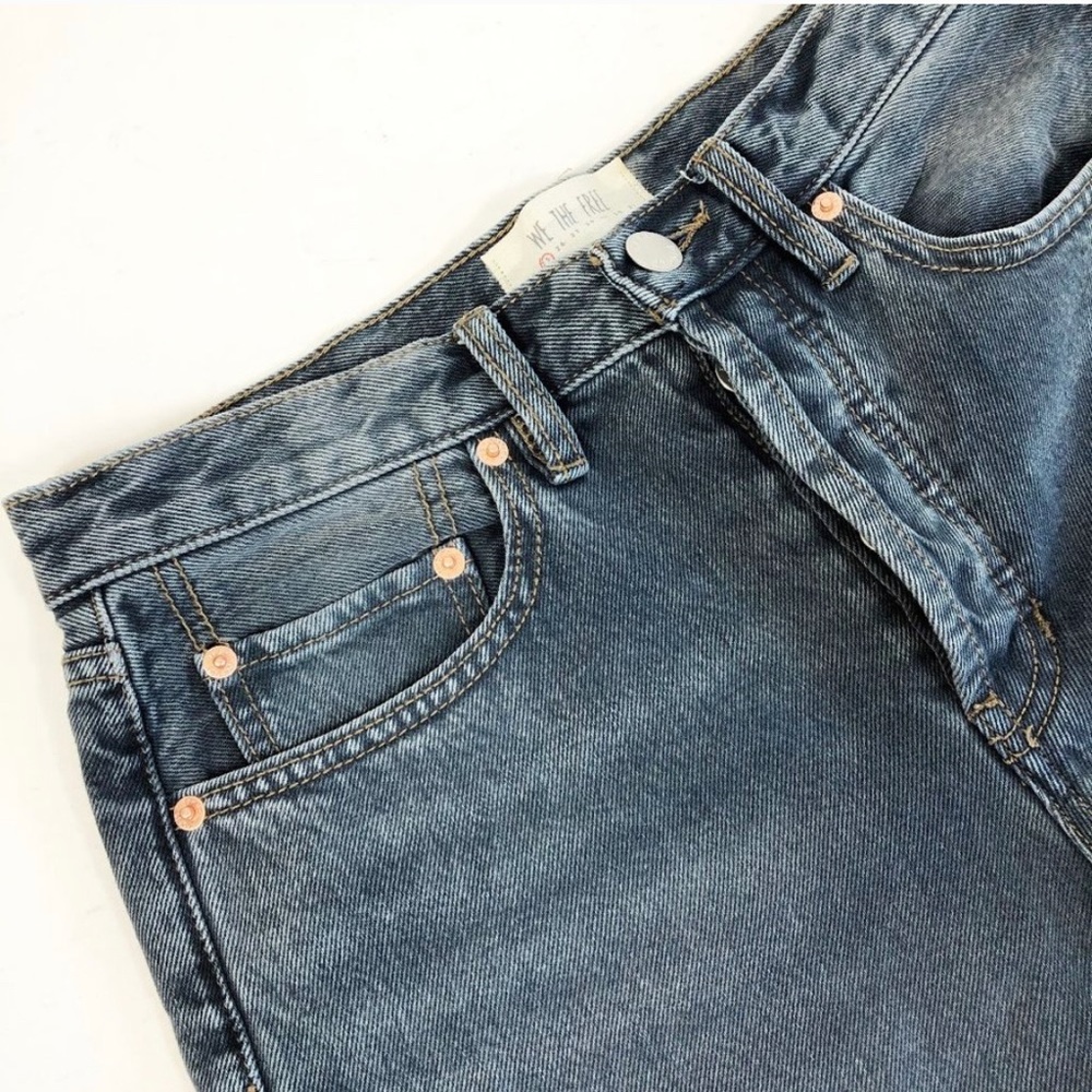 We the Free People Cropped Button Fly Jeans 25